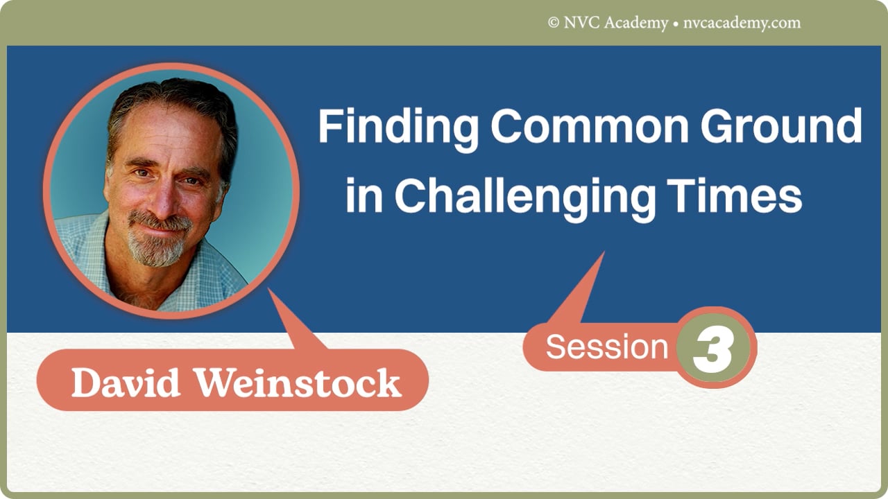 Finding Common Ground in Challenging Times: Session 3