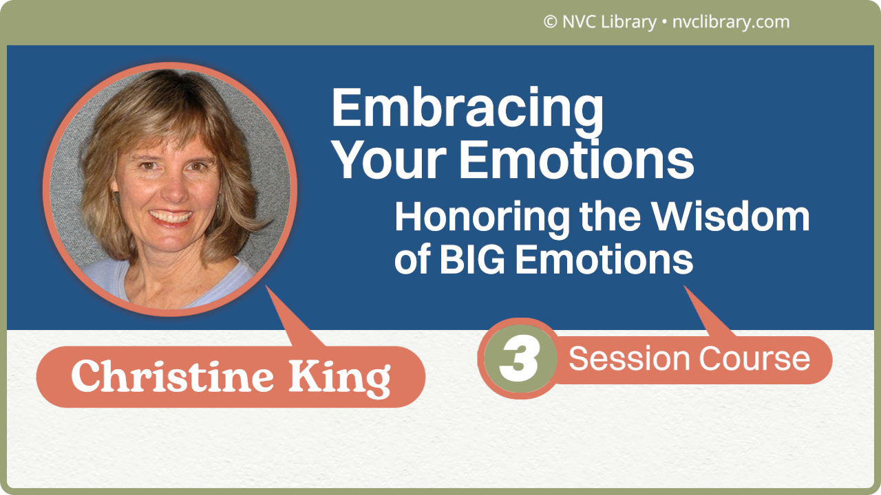 Embracing Your Emotions: Honoring the Wisdom of BIG Emotions: 3 Session Course