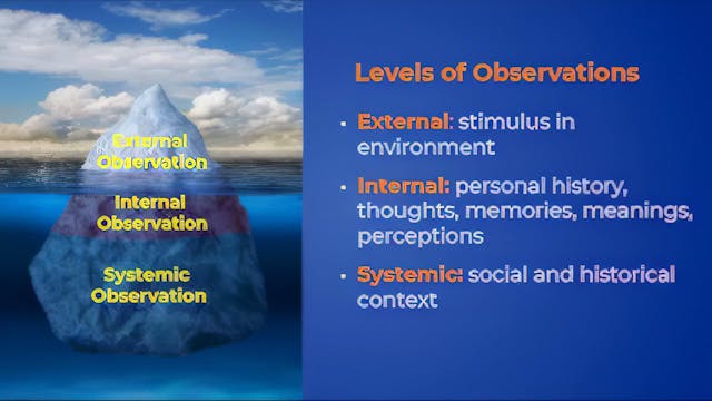 3 Levels of Observation