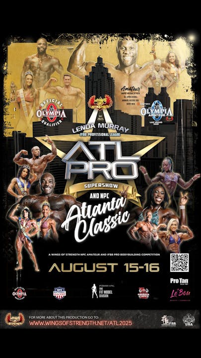 ATLANTA PRO A​UG 16th DAY TWO Finals $16.99