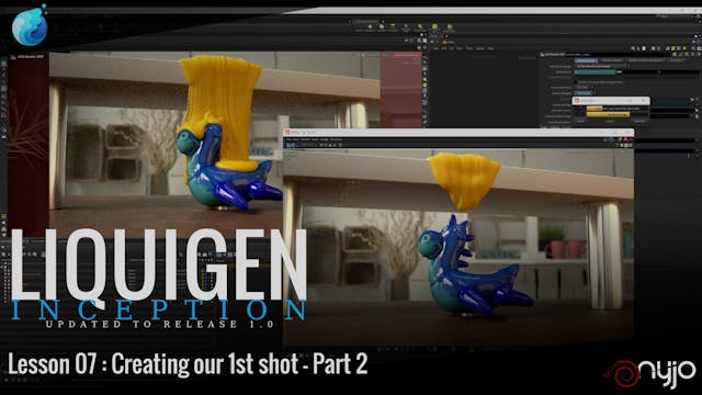 Lesson 07 : Creating our 1st shot - Part 2