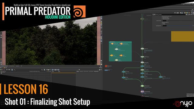 Lesson 16 : Shot 01 Finalizing Setup