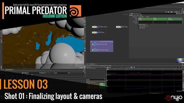 Lesson 03 - Shot 01 Finalizing layout & cameras