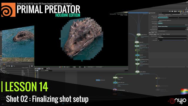 Lesson 14 : Shot 02 Finalizing shot setup
