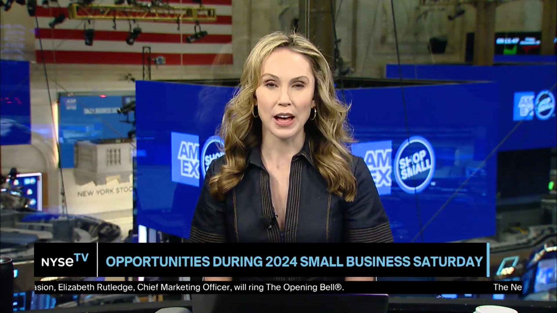 Anne Zimmerman, Future Co Chair at Small Business for America’s Future Joins NYSE TV Live