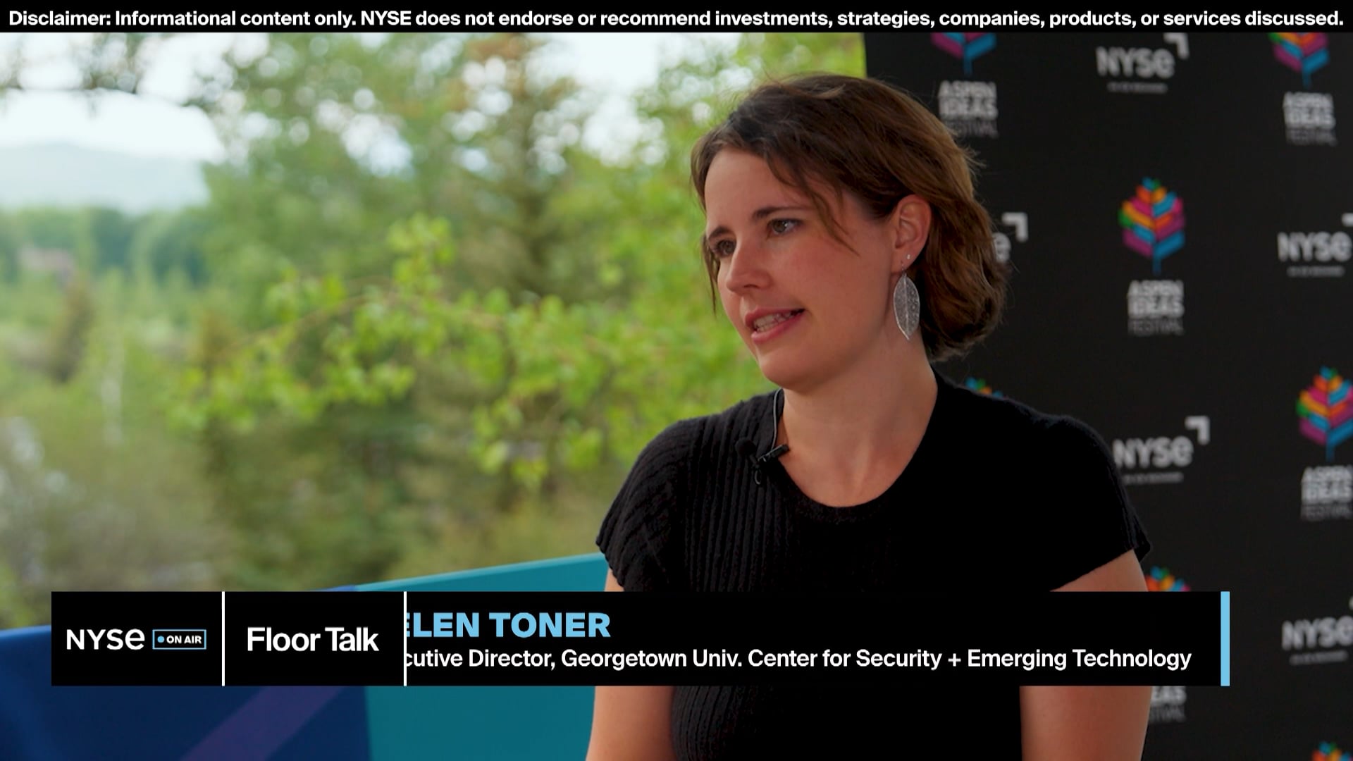 Aspen Ideas: Georgetown University's Helen Toner Talks AI Intelligence Explosion