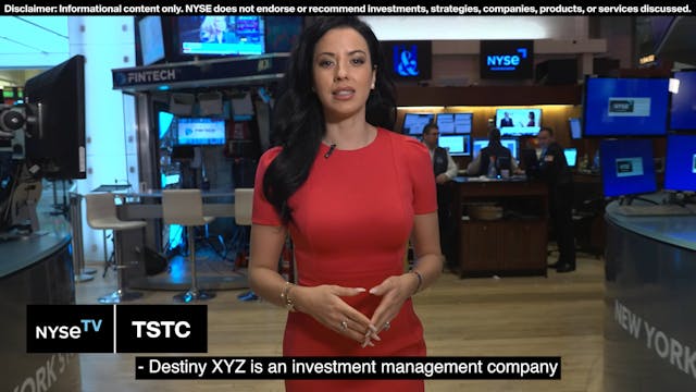 Destiny Tech100 Lists on NYSE