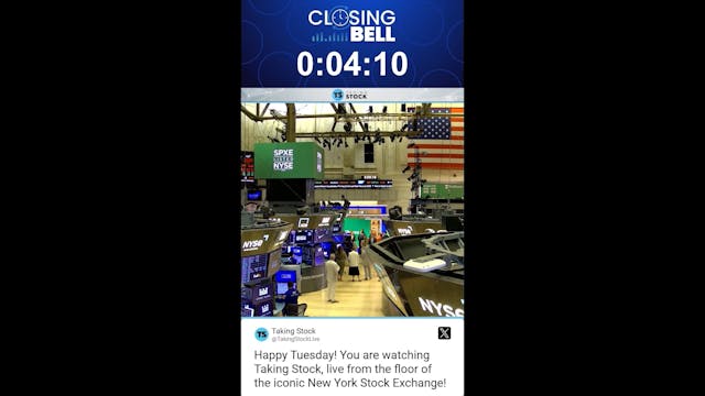 Today on Taking Stock | Markets Prep ...