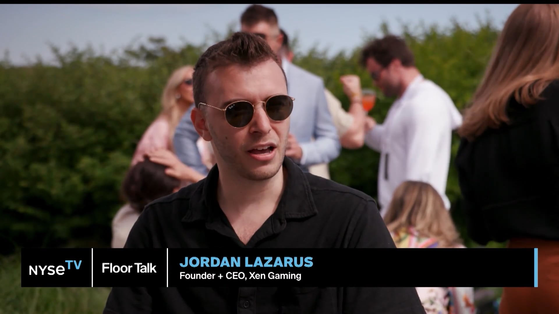 Jordan Lazarus, Founder + CEO, Xen Gaming Joins NYSE TV Live  