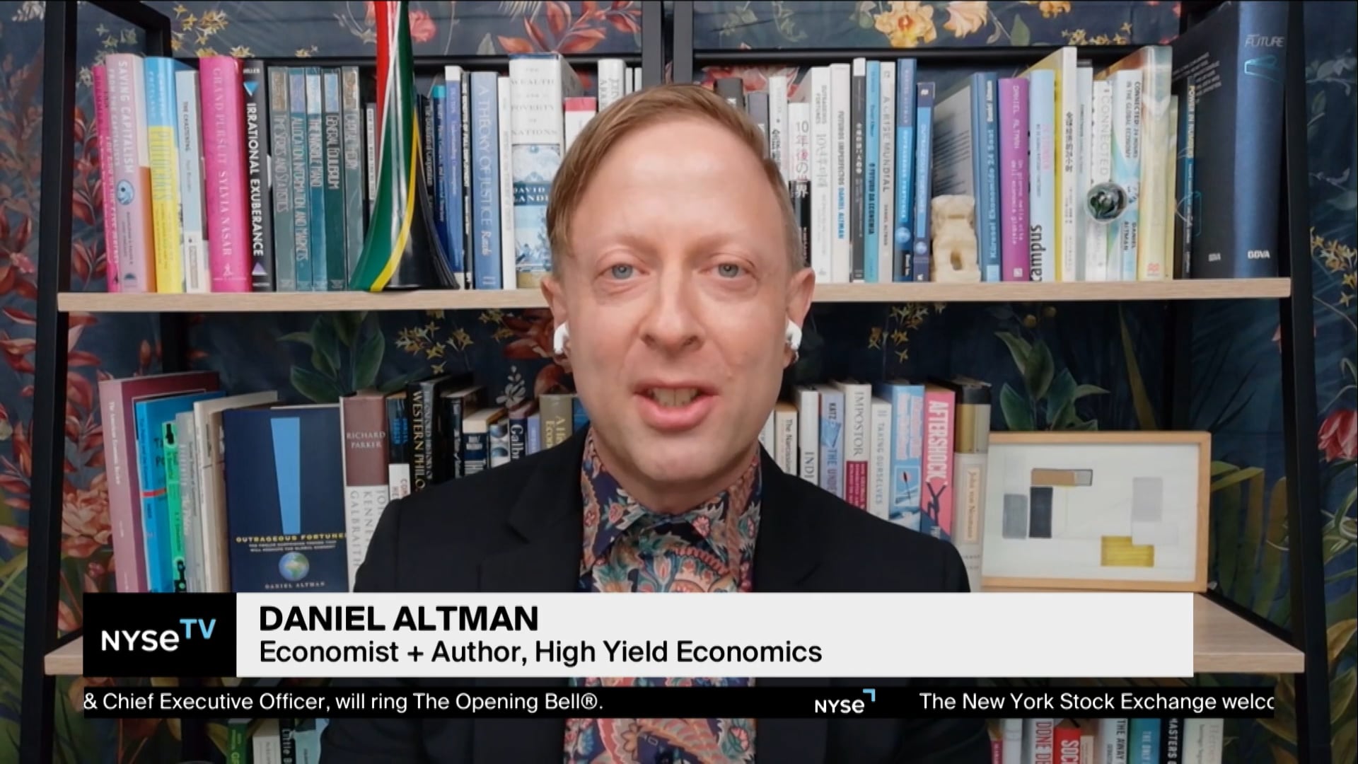 Daniel Altman, Founder, High Yield Economics  Joins NYSE TV
