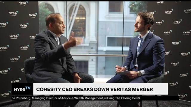 Sanjay Poonen, CEO + President, Cohesity Joins NYSE TV Live