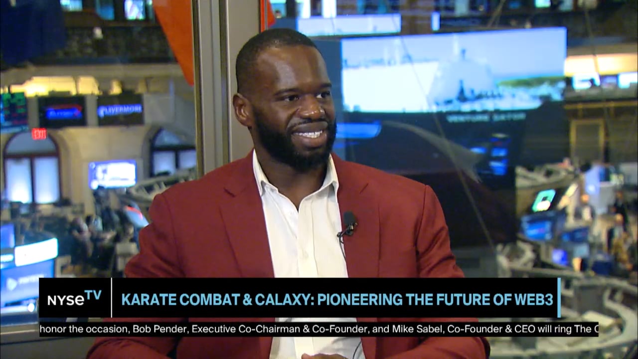 Solo Ceesay, Co-founder of Karate Combat and CEO of Calaxy Joins NYSE TV Live