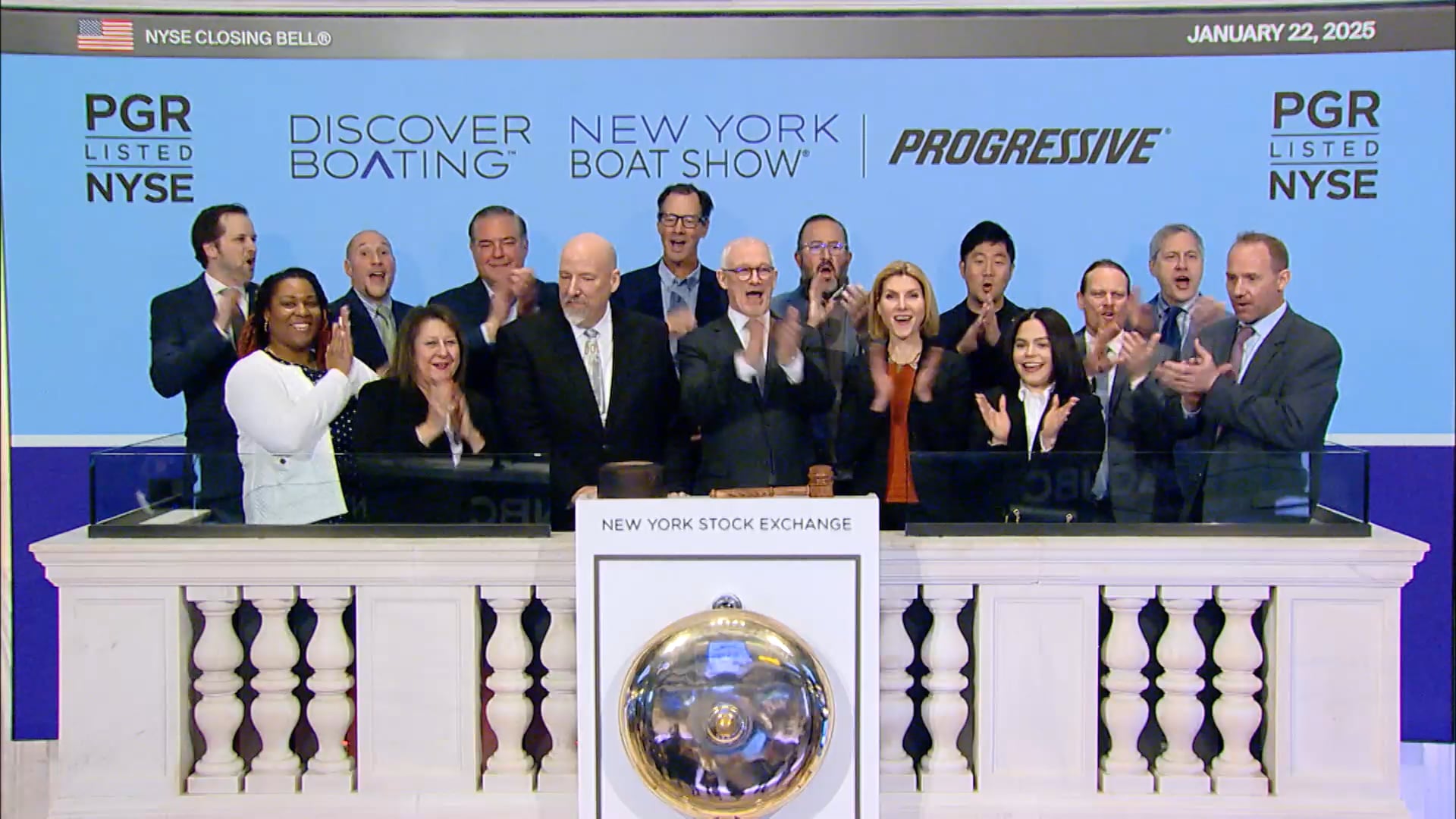 Discover Boating New York Boat Show Closing Bell Jan 22