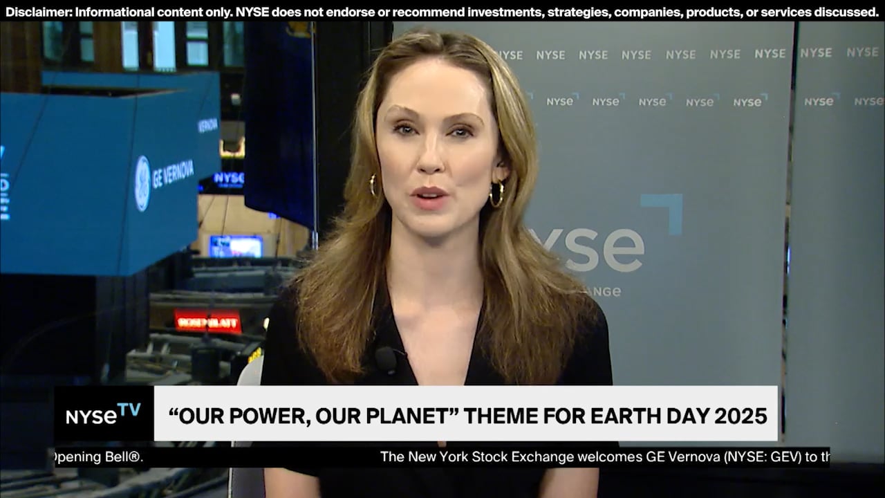 Aidan Charron, Associate Director of Global Earth Day at EARTHDAY.ORG joins LIVE on NYSE TV