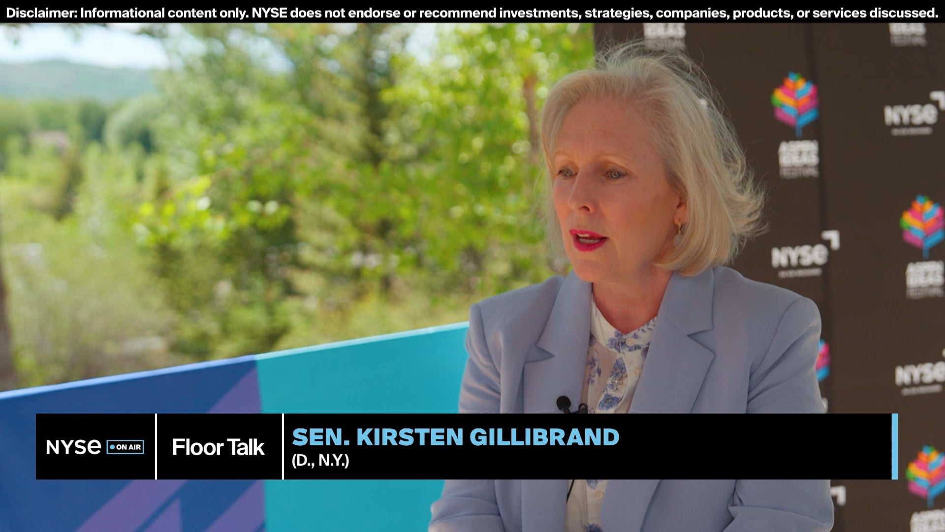 Aspen Ideas: NY Sen. Gillibrand Reflects on 250 Years of American Independence