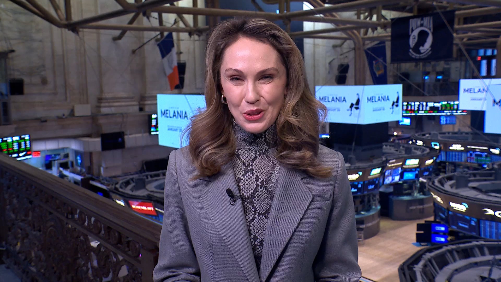 1-28-2026: First Lady Melania Trump To Ring NYSE Bell for Doc 'Melania'