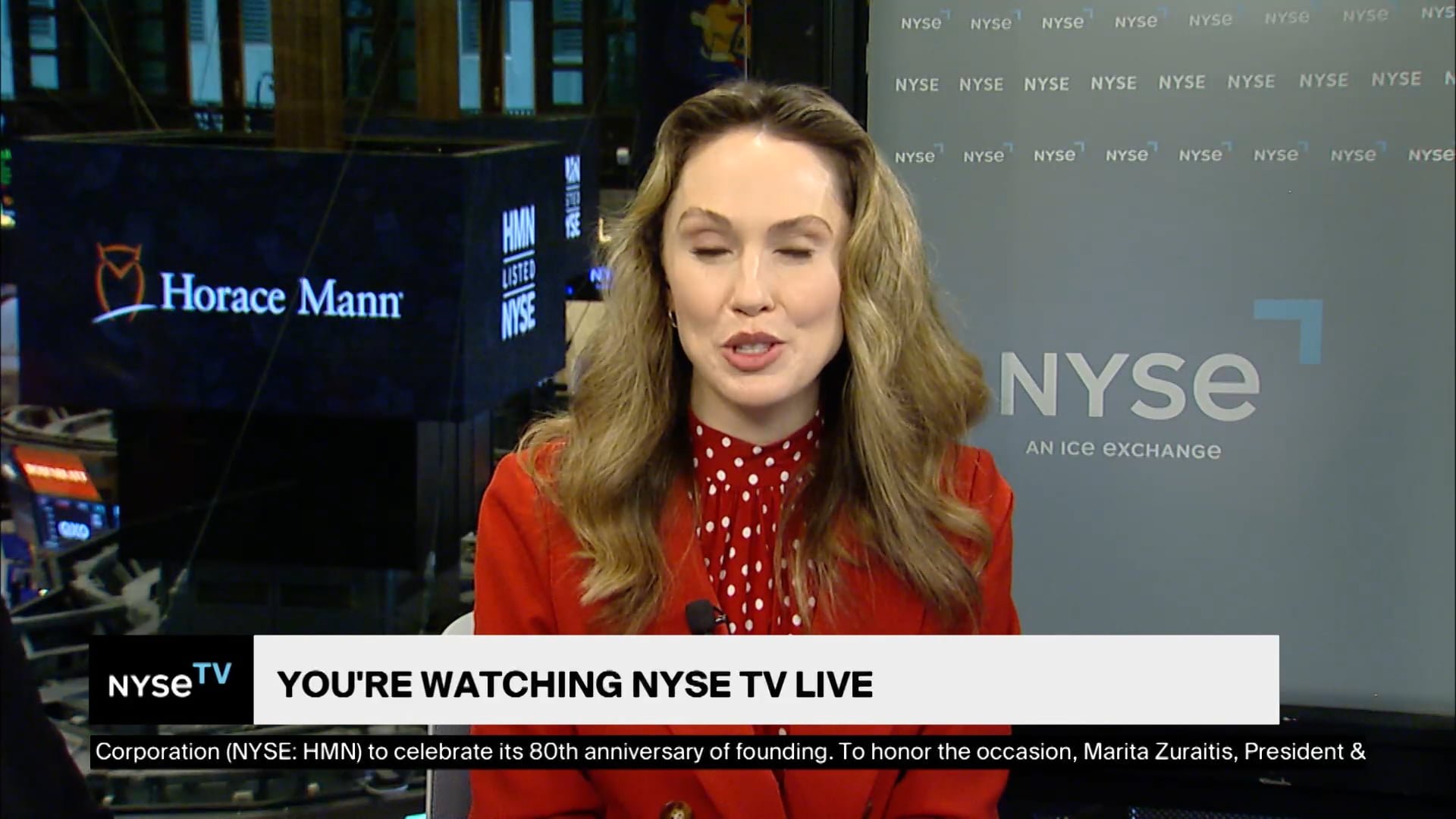 Marita Zuraitis, CEO, President + Director at Horace Mann Joins NYSE TV Live