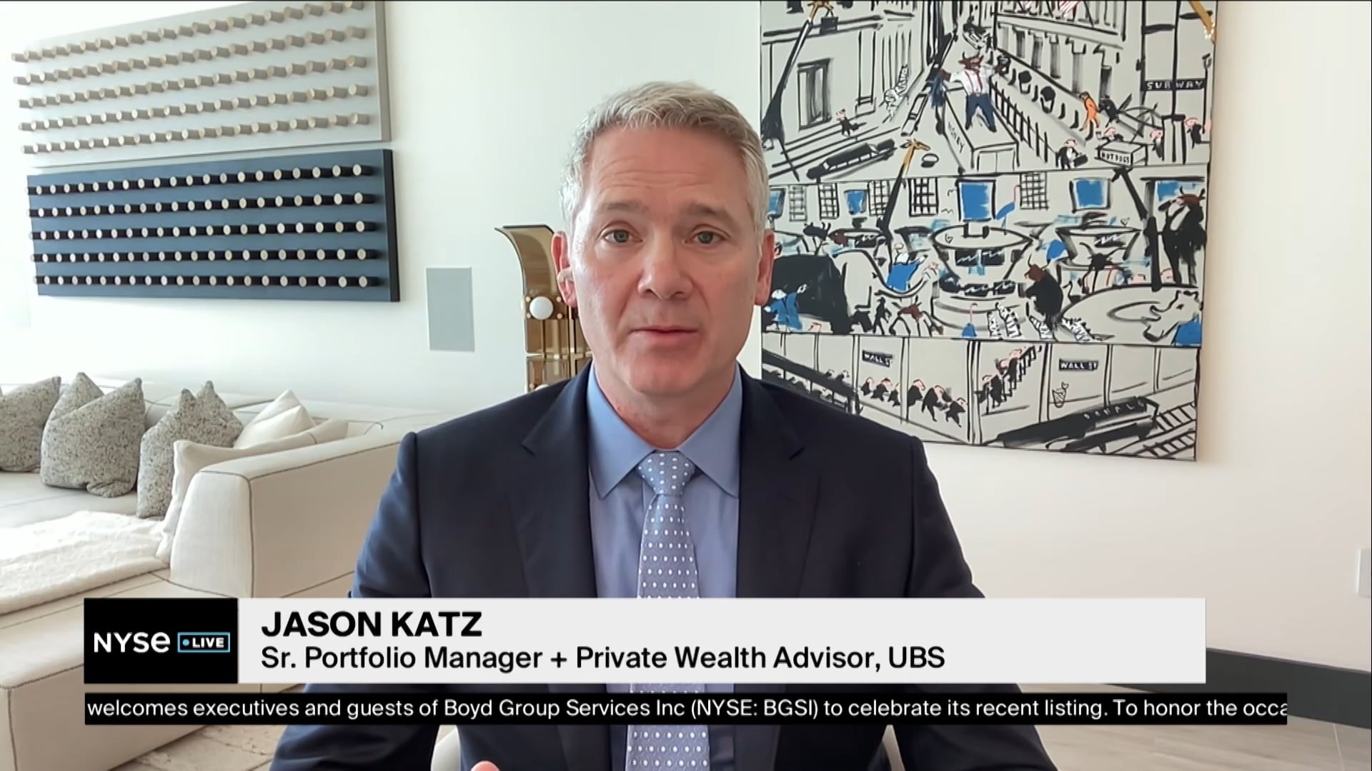 UBS Sr. Portfolio Manager Jason Katz Talks Dow’s New Record, above 50,000