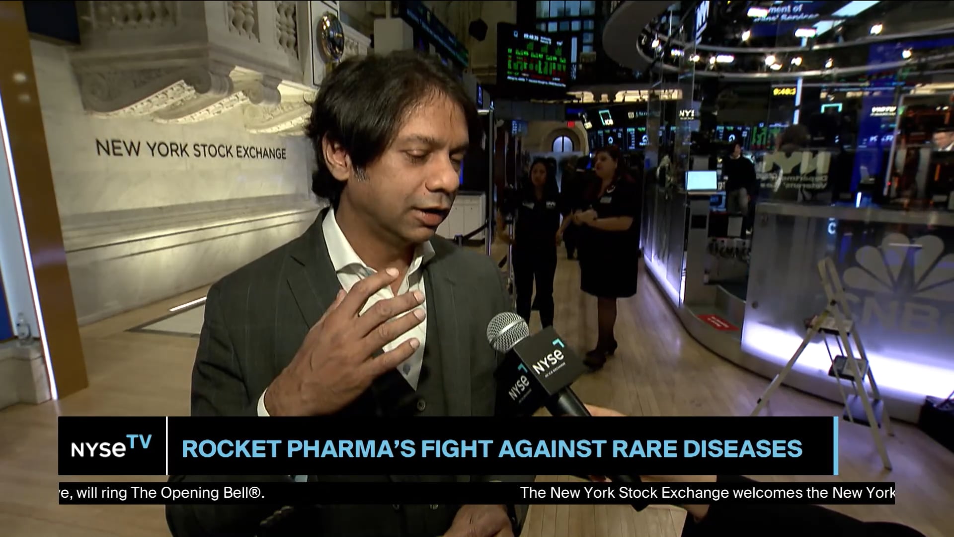 Dr. Gaurav Shah, CEO at Rocket Pharma + Kinnari Patel, President, Head of R&D + COO at Rocket Pharma Join NYSE TV Live