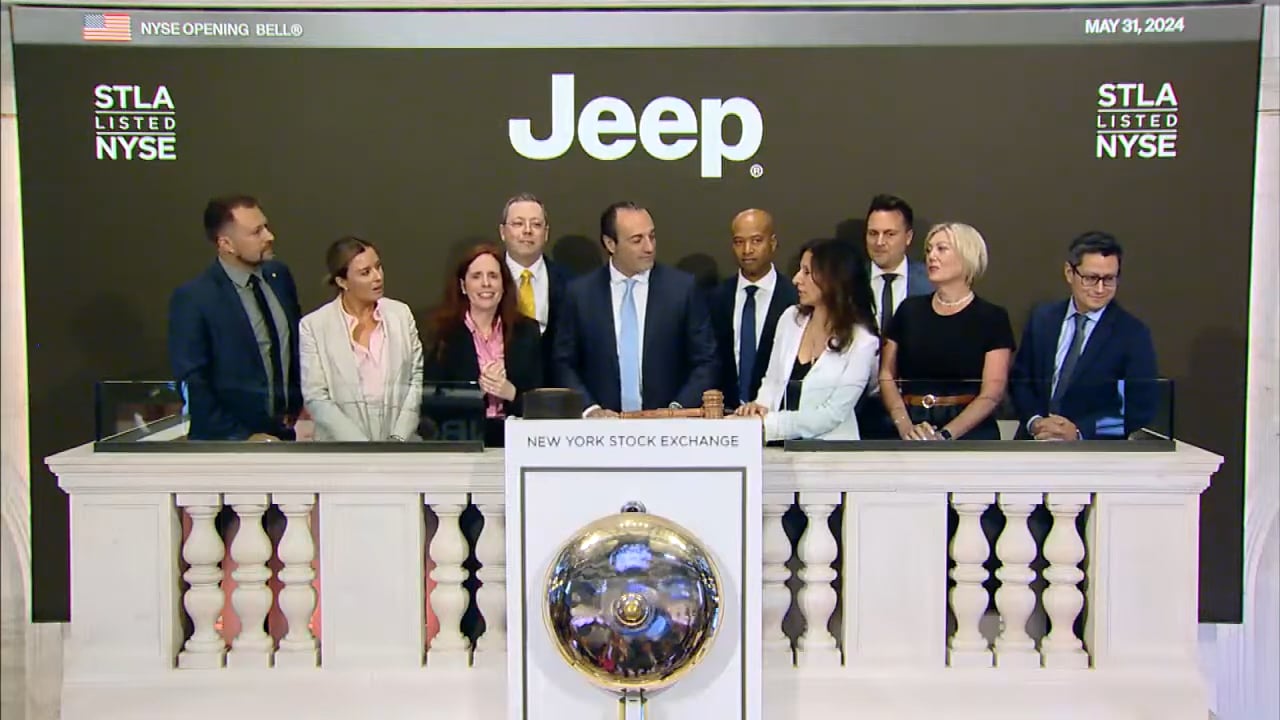 The Jeep Brand (NYSE_ STLA) Rings The Opening Bell®