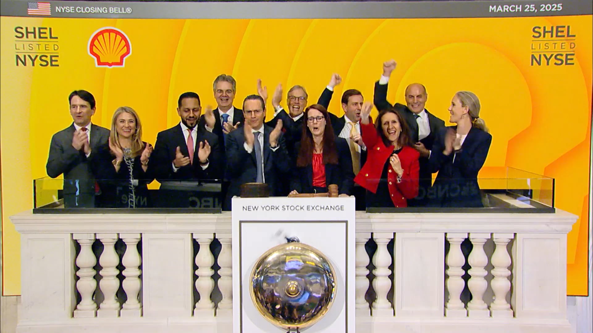 Shell Plc (NYSE: SHEL) Rings The Closing Bell®