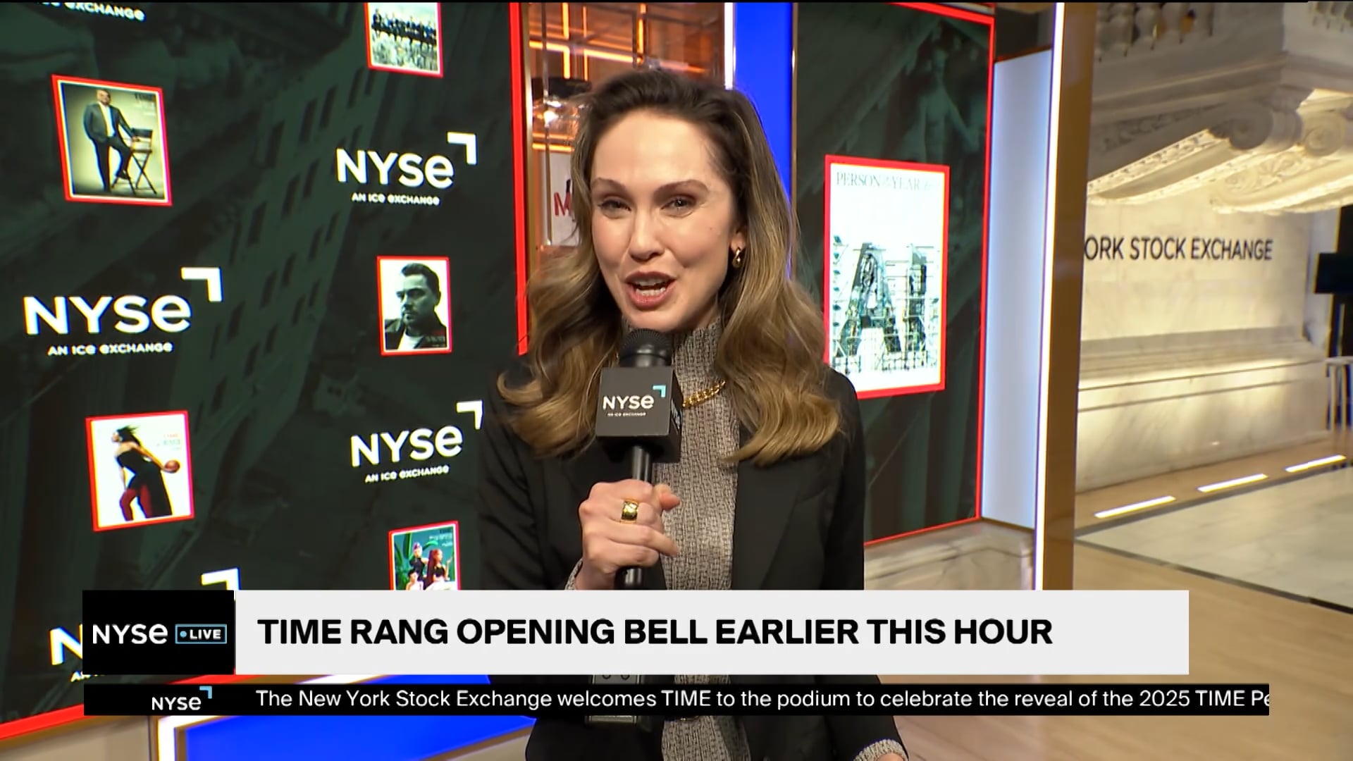 TIME CEO Shares Methodology Behind 2025 Person of the Year on NYSE Trading Floor
