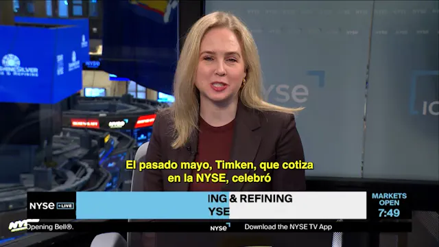 El CEO de Timken, Lucian Boldea, expl...
