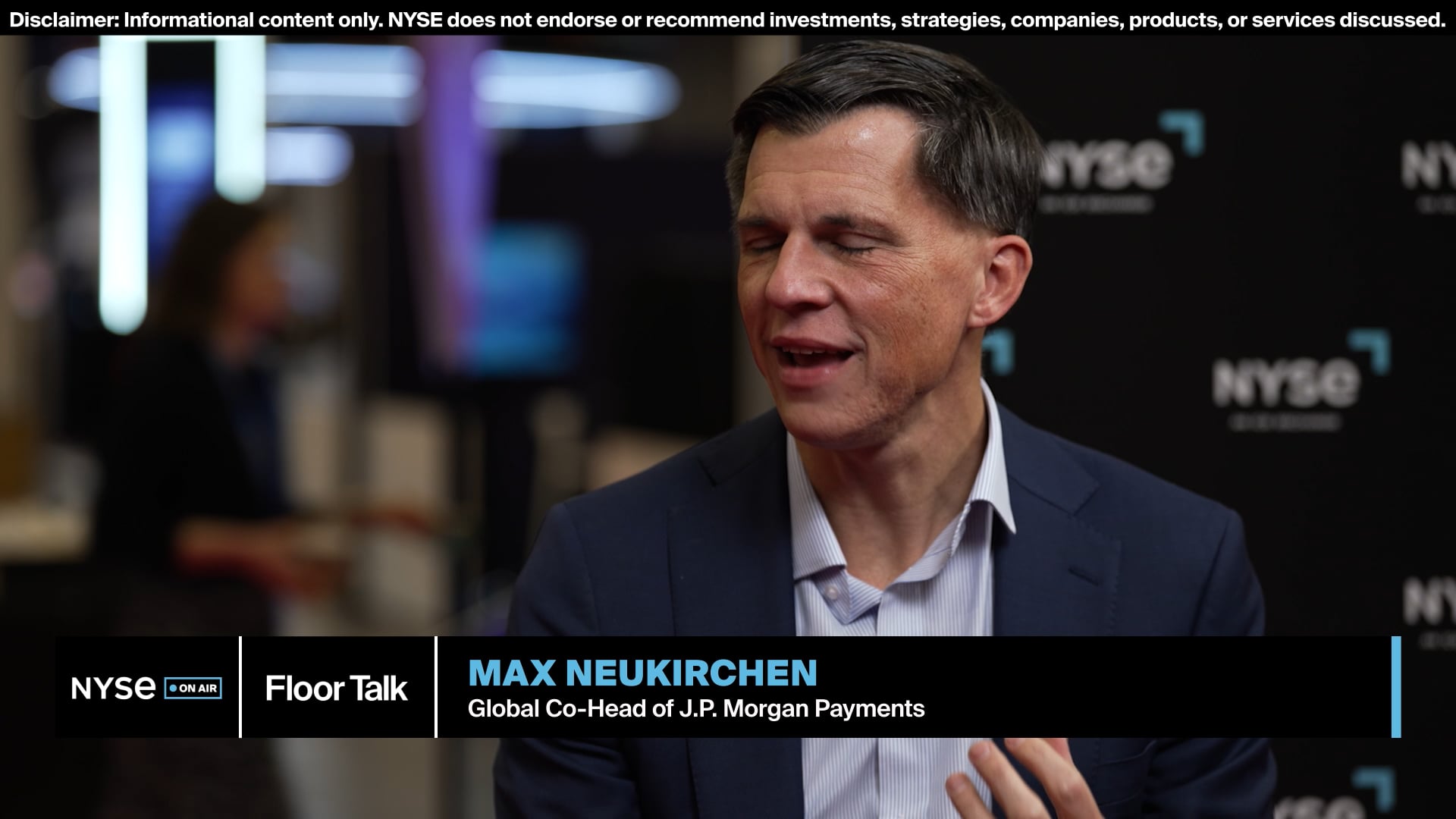 J.P. Morgan Payments Global Co-Head Max Neukirchen at Money20/20 Las Vegas
