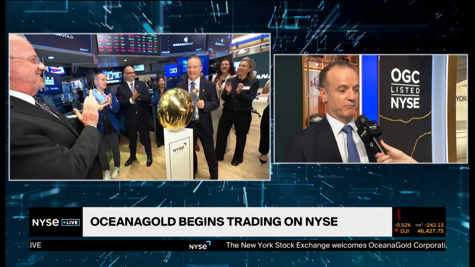 OceanaGold CEO Gerard Bond on Why it Chose to Dual List on NYSE