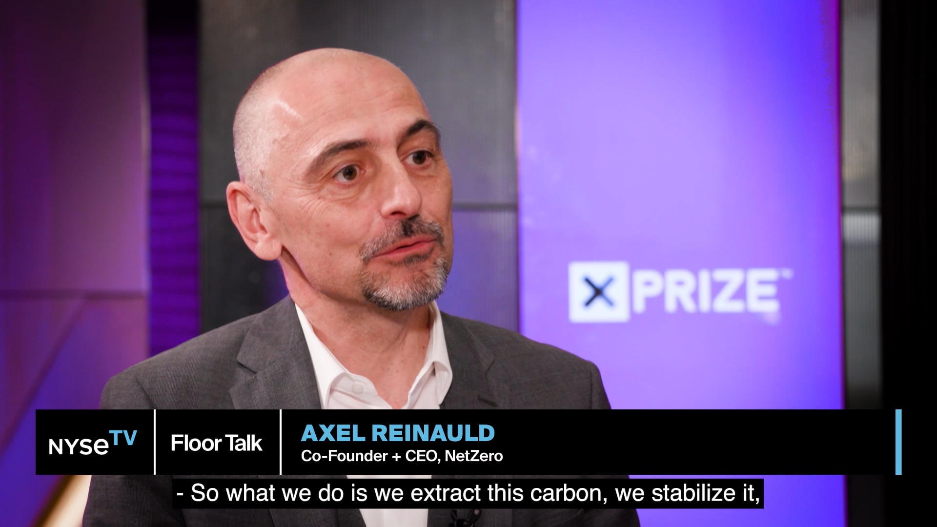 NetZero, first runner-up of XPRIZE Carbon Removal Competition, joins Floor Talk