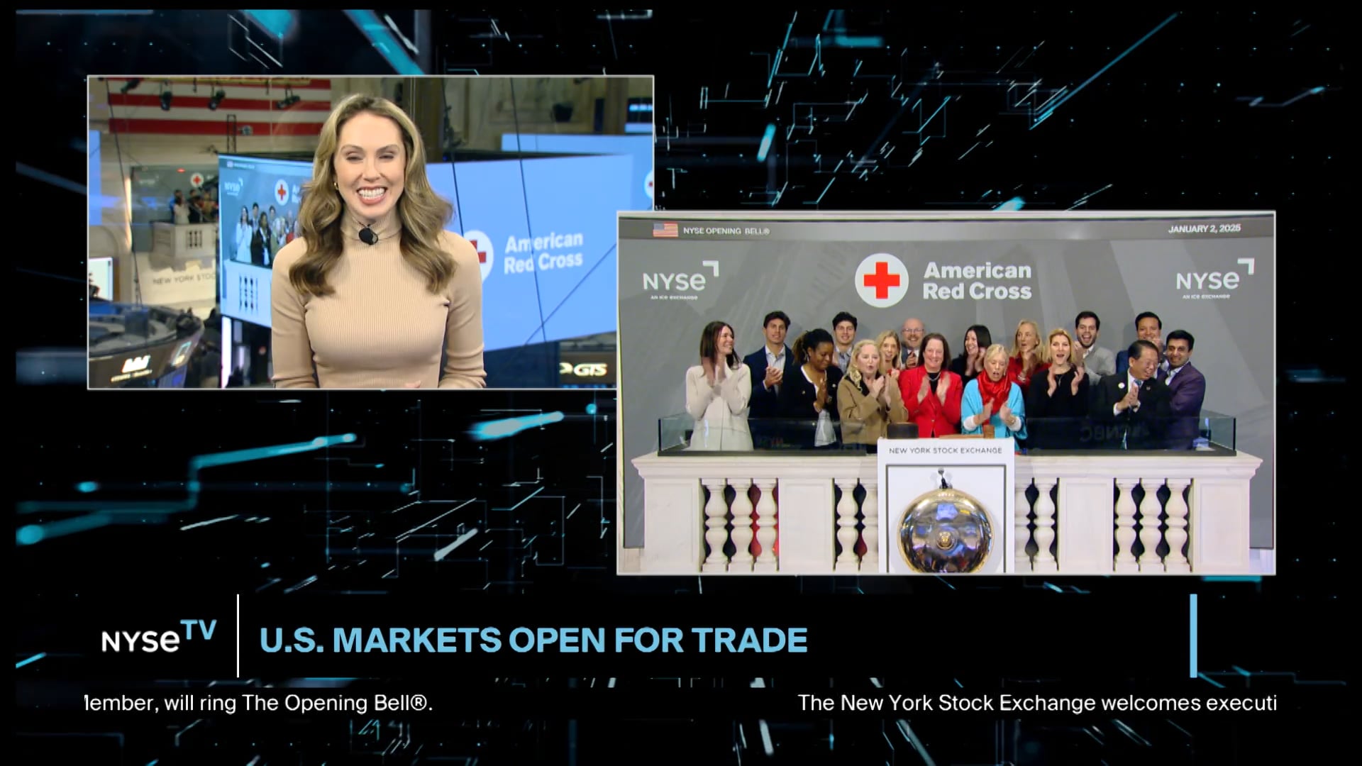 Peter Tuchman, Senior Floor Broker at TradeMas joins NYSE TV Live