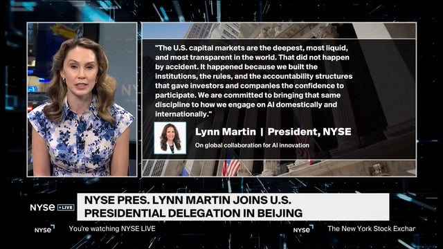 NYSE President Lynn Martin Joins U.S. Delegation for Trump-Xi Talks in Beijing