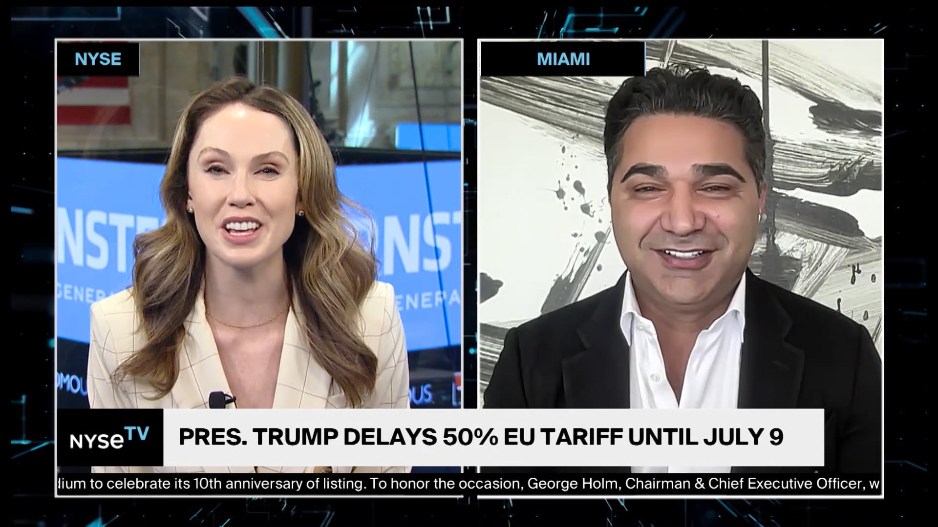 Justus Parmar, CEO, Fortuna Investments Joins NYSE TV Live