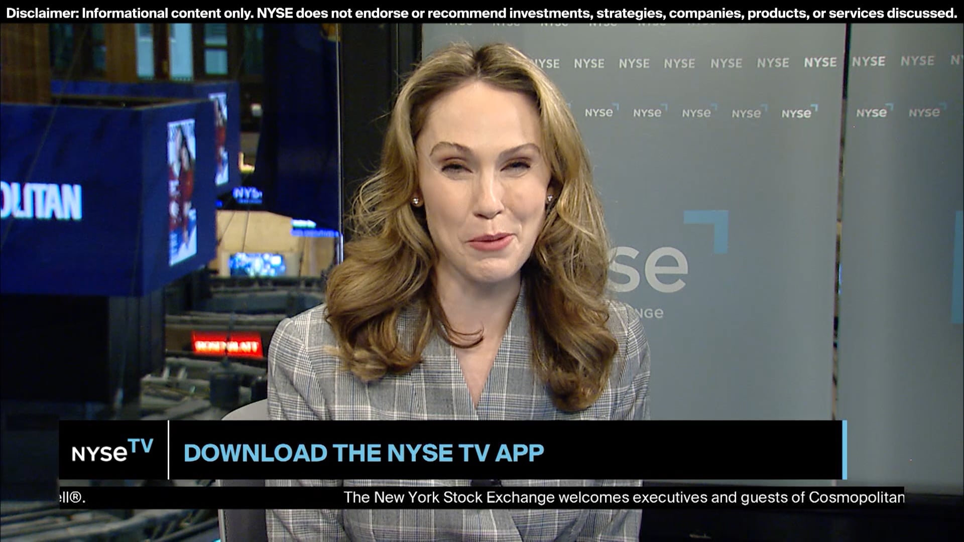 Willa Bennett, Editor-in-Chief at Cosmopolitan Joins NYSE TV LIVE