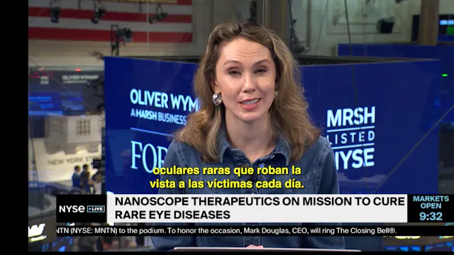 La CEO de Nanoscope Therapeutics abor...
