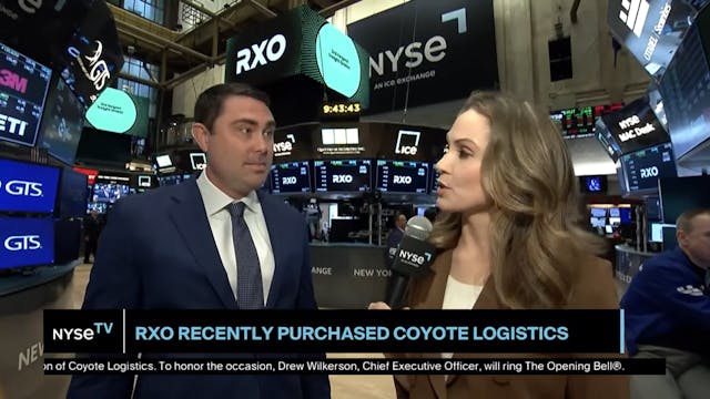 Drew Wilkerson, CEO at RXO Joins NYSE...