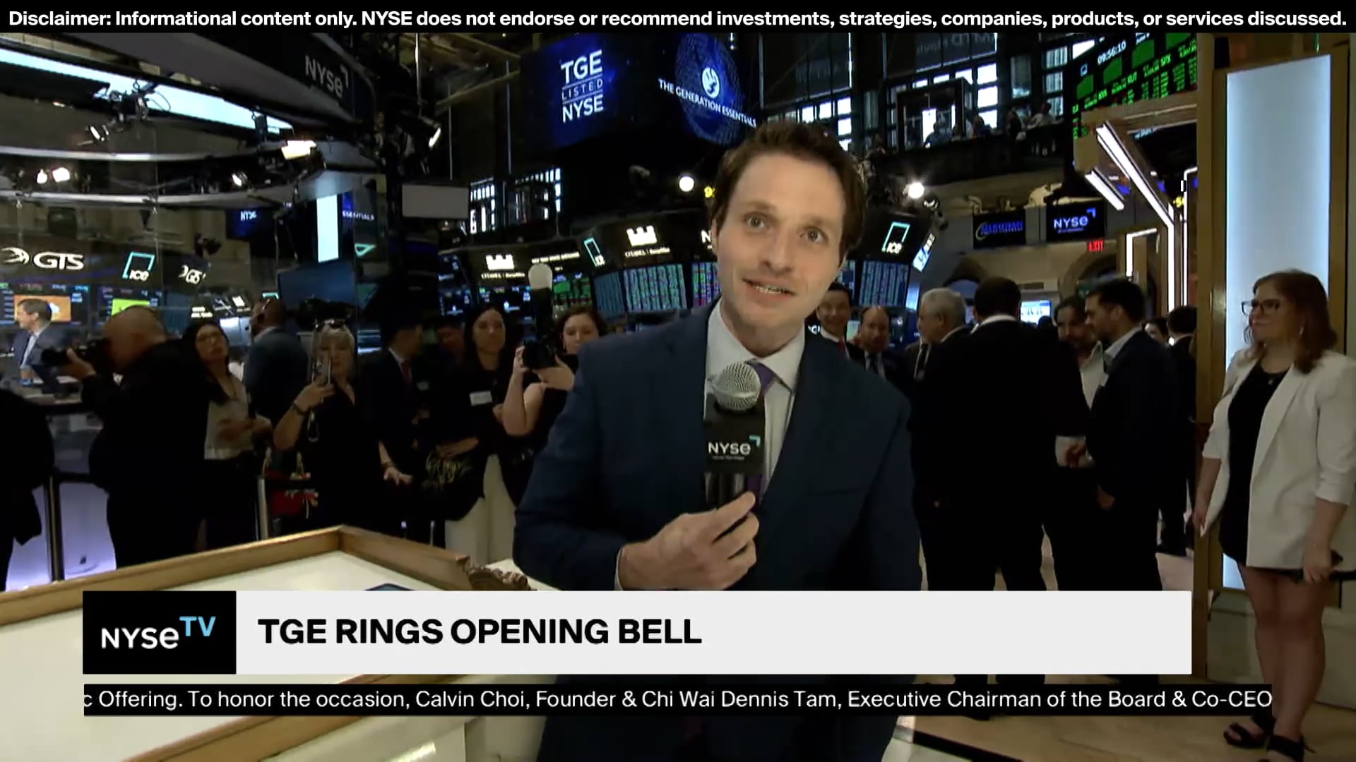 Lionsgate Opening Bell Preview on NYSE TV