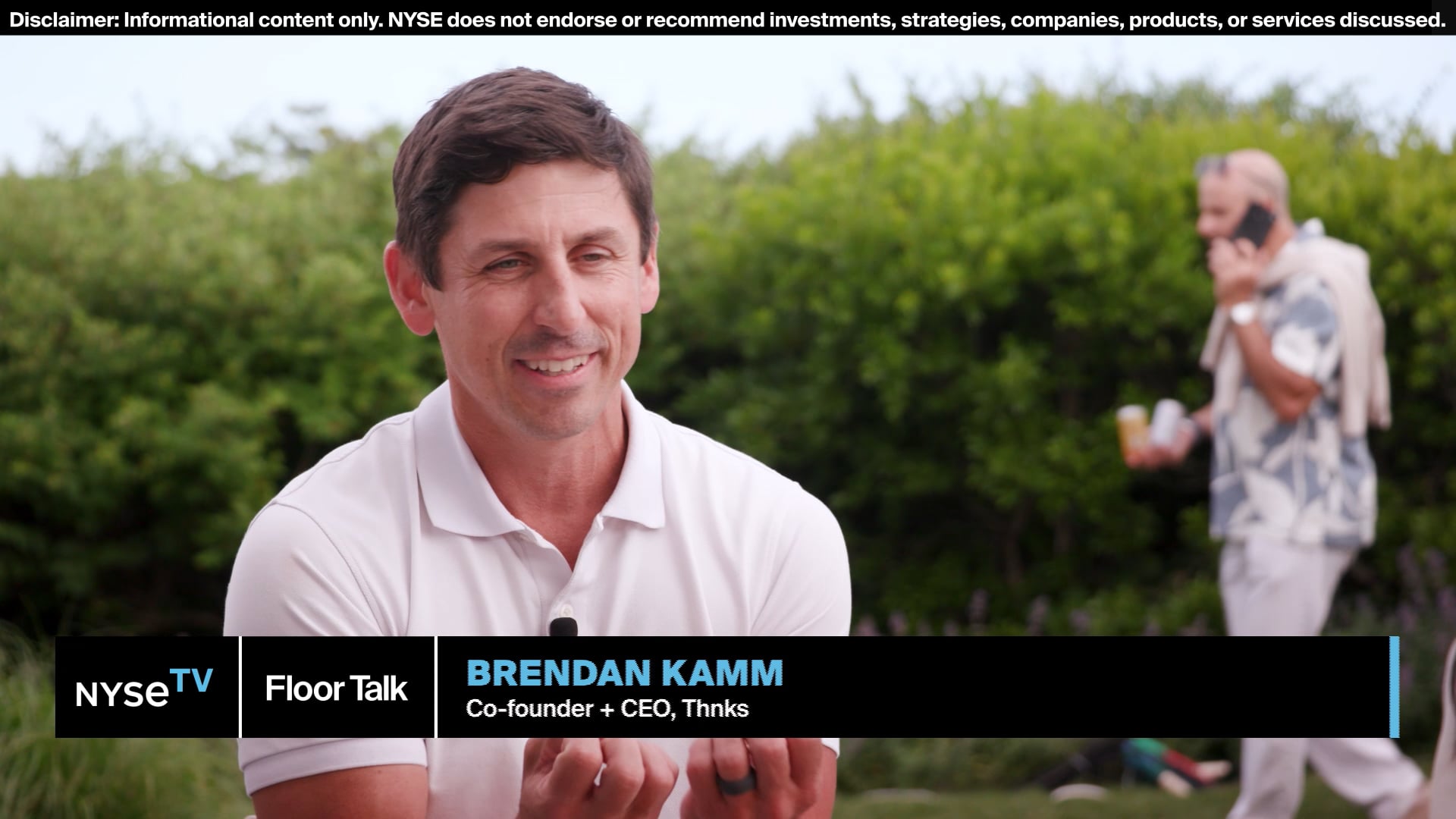 Thnks Co-Founder & CEO Brendan Kamm