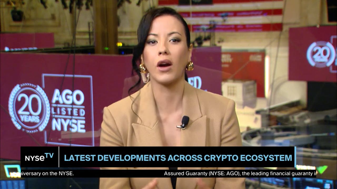 Gracy Chen, CEO of Bitget joins NYSE TV Live - 2024 - New York Stock  Exchange - An Ice Exchange