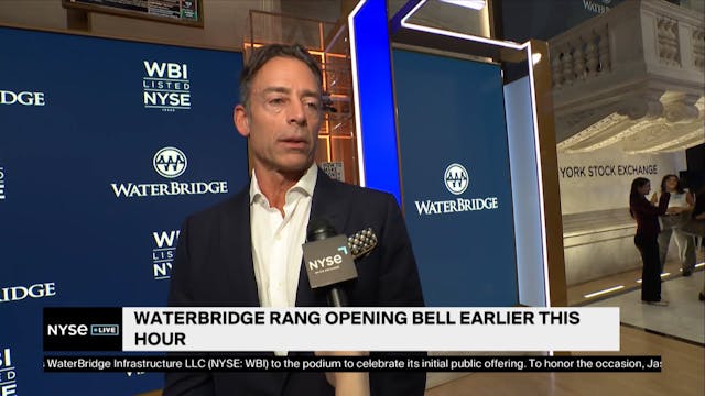 WaterBridge Ends First Day of Trading...