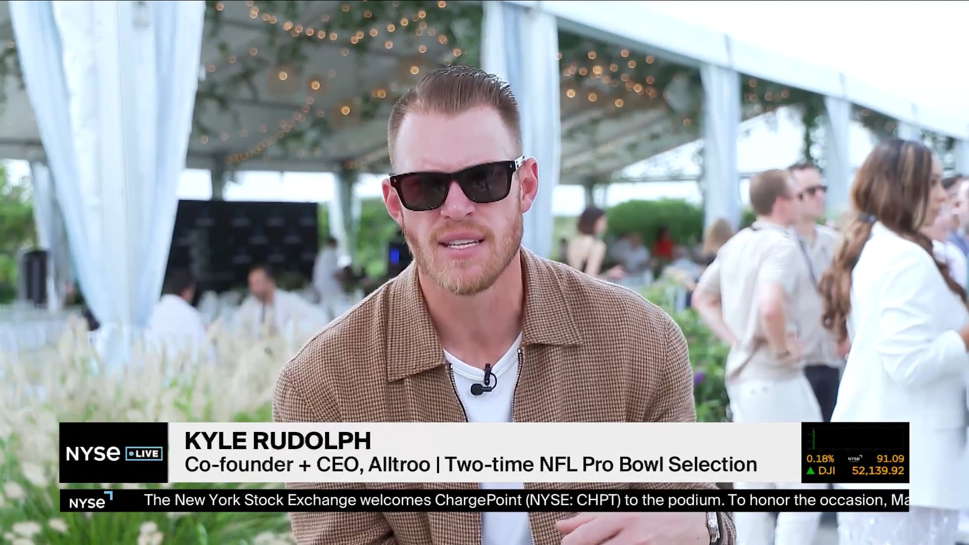 Alltroo CEO Kyle Rudolph at Fame to Fortune Changing the Game of Philanthropy