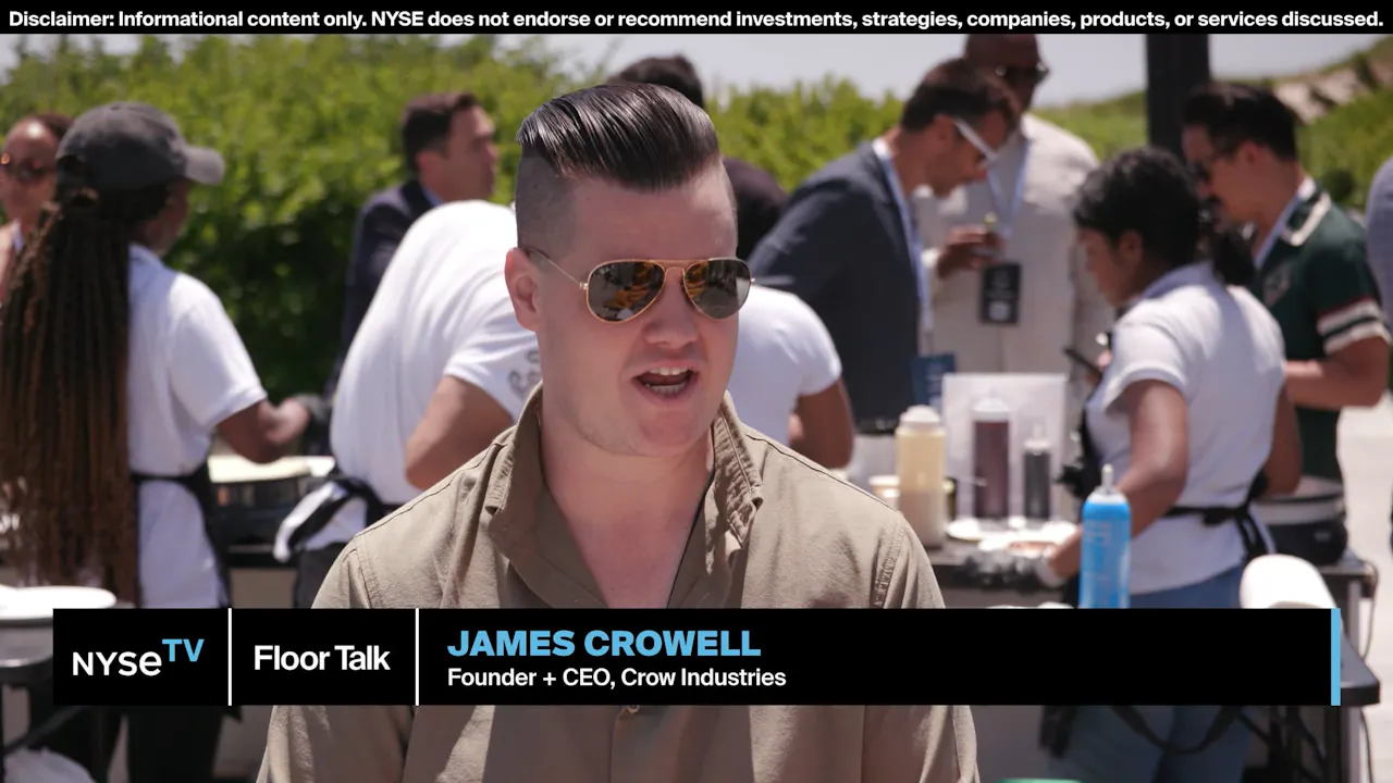 Crow Industries Founder & CEO James Crowell - Floor Talk - New York ...