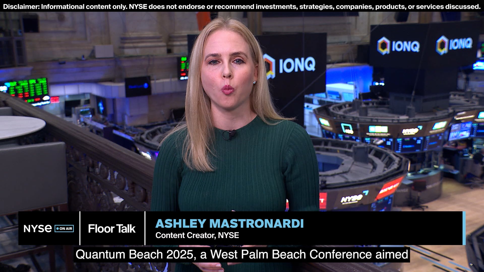 IONQ CEO Says Quantum is Next Leg of Computing Revolution