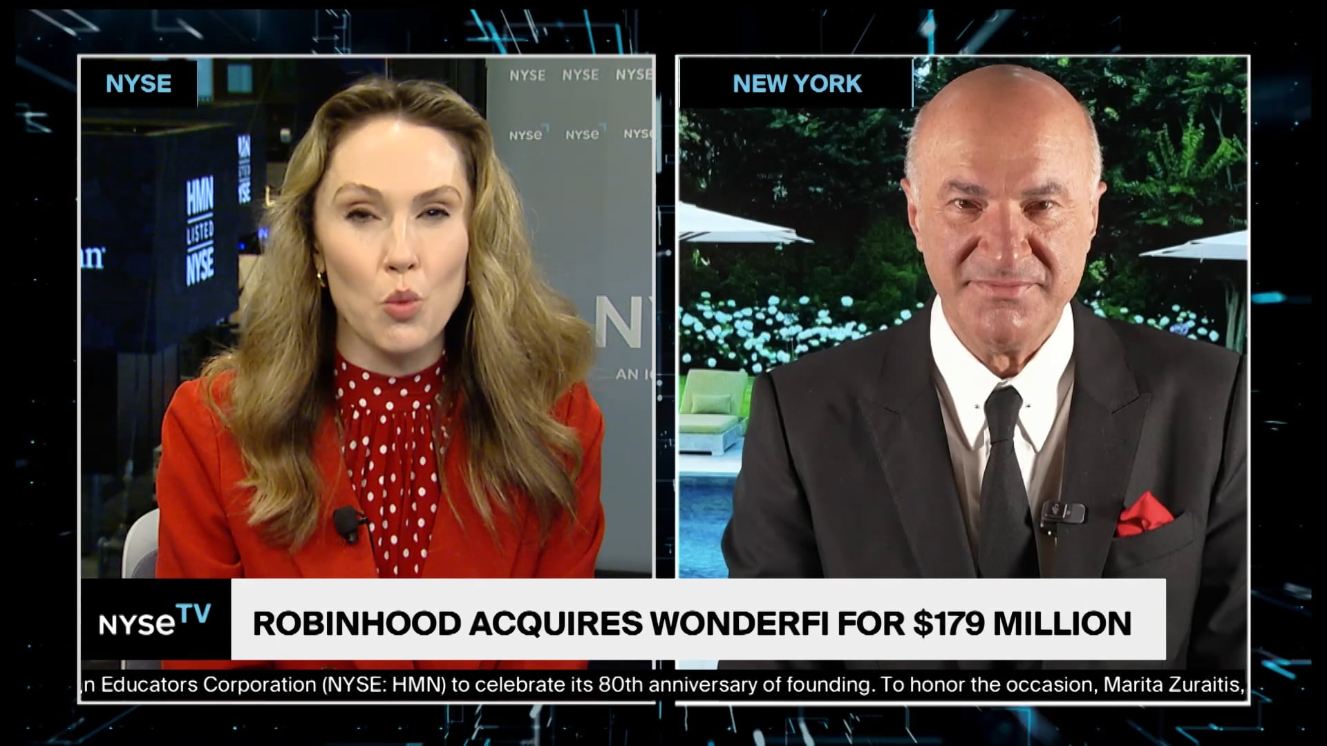 Kevin O'Leary, Chairman at O'Leary Ventures Joins NYSE TV Live