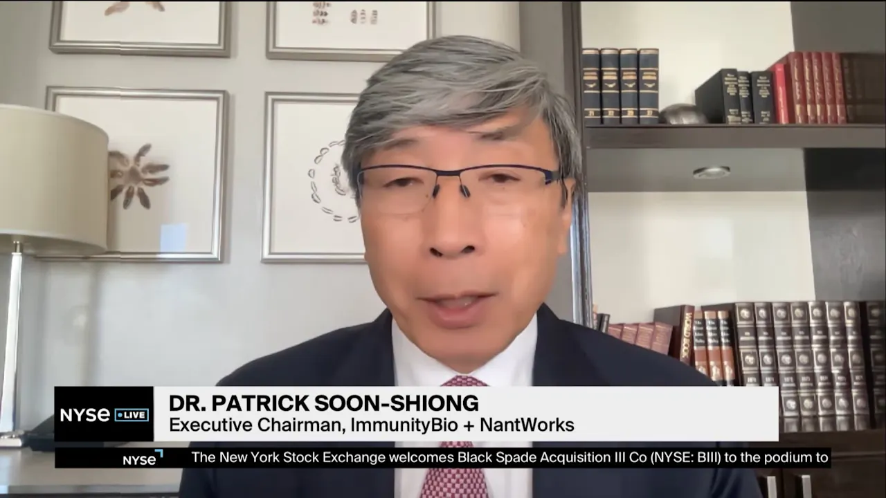 ImmunityBio Exec. Chair Dr. Patrick Soon-Shiong Talks Positive Clinical ...