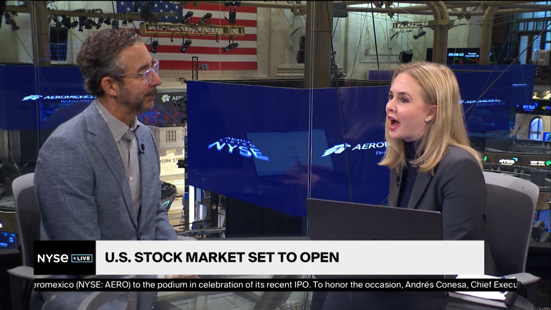 Exclusive- Aeromexico CEO Delivers Remarks Before Ringing Opening Bell at NYSE