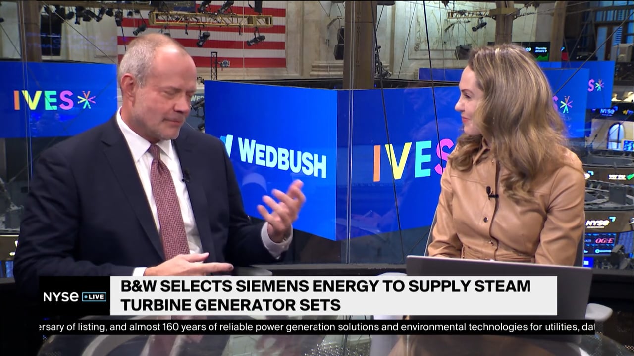 B&W CEO Discloses Why Siemens Energy Partnership is Vital for AI Data Ramp-up