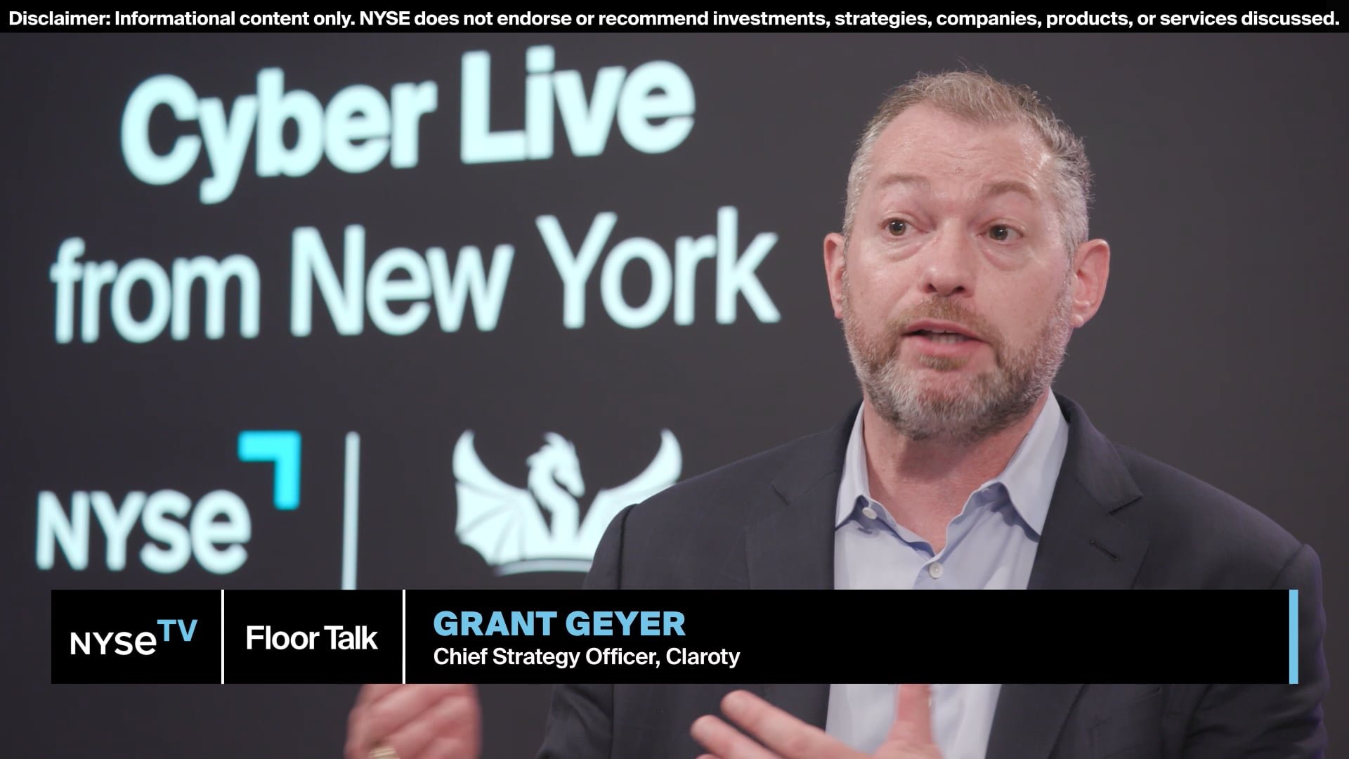 Claroty Chief Strategy Officer Grant Geyer