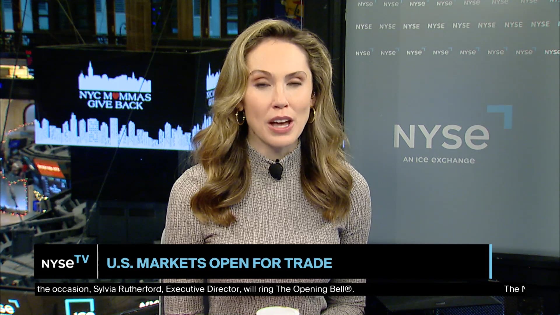 Sylvia Rutherford, Executive Director, NYC Mammas Give Back Joins NYSE TV Live