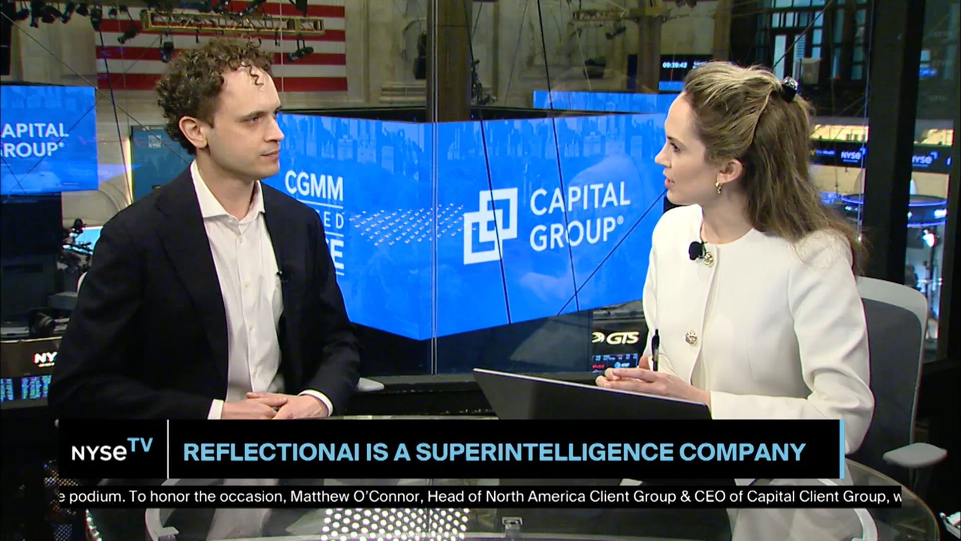 Misha Laskin, CEO + Co Founder of ReflectionAI joins NYSE TV Live